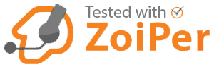 Tested with Zoiper